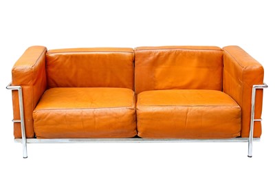 Lot 36 - LE CORBUSIER: A pair of LC3 Sofas, designed...