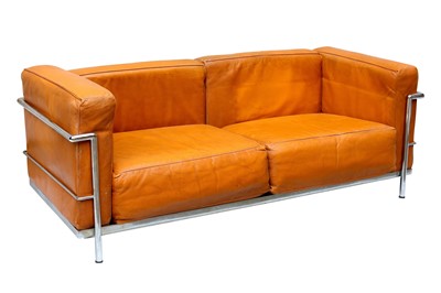 Lot 36 - LE CORBUSIER: A pair of LC3 Sofas, designed...