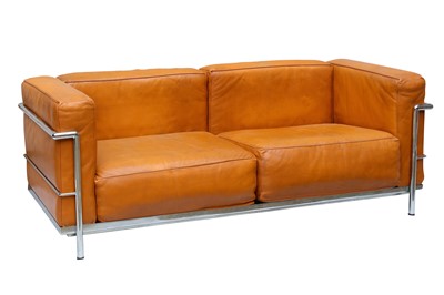 Lot 36 - LE CORBUSIER: A pair of LC3 Sofas, designed...