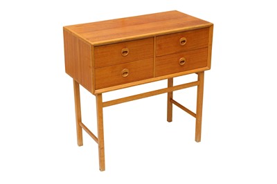 Lot 33 - SWEDEN: A small Chest of Drawers, 1960s, oak...