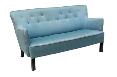 Lot 16 - FRITZ HANSEN, DENMARK: A button-back Sofa,...