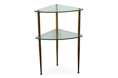 Lot 7 - STYLE OF FONTANTA ARTE: A Corner Table, 1950s,...