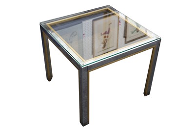 Lot 79 - JANETTI: A bi-metal Low Table, 1970s,...