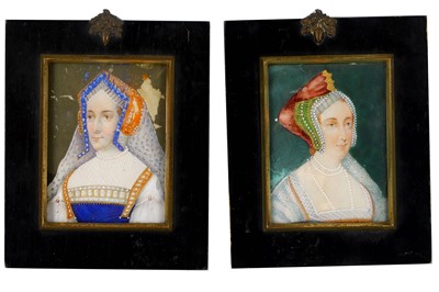Lot 494 - ENGLISH SCHOOL LATE 19TH CENTURY A pair of...