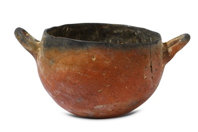 Lot 96 - A CYPRIOT BRONZE AGE BURNISHED VESSEL Circa...