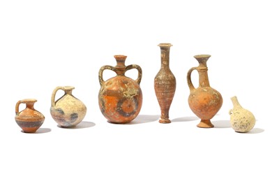 Lot 97 - A GROUP OF BRONZE AGE CYPRIOT VESSELS Bronze...