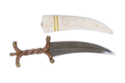 Lot 304 - A GEM-SET DAGGER (CHILANUM)  India, 18th...