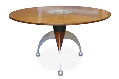 Lot 140 - A Centre Table, 1960s, wood and aluminium 55.5...