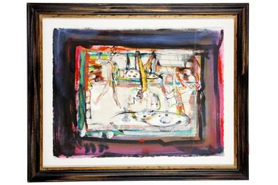 Lot 92 - MARTIN FULLER (1943) Figures Signed and dated...