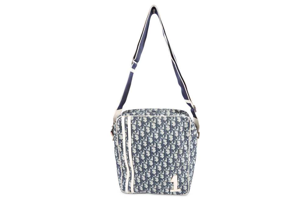 Lot 359 - Christian Dior Blue Trotter Messenger Bag, c....