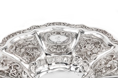 Lot 425 - A William IV Irish sterling silver bread basket, Dublin 1833 by William Nolan (active 1811-1835)