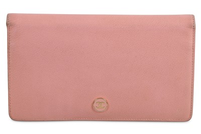 Lot 361 - Chanel Baby Pink Bi-Fold Wallet, c. 2004-05,...