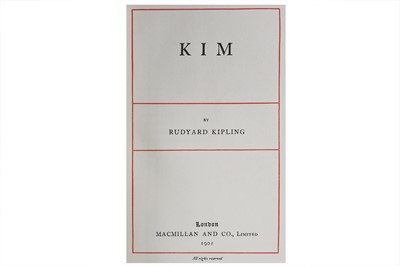 Lot 565 - Kipling (Rudyard) Kim, first English edition,...