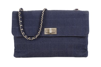 Lot 371 - Chanel Denim Reissue Handbag, c. 2000-02,...