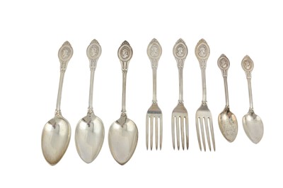 Lot 694 - A group of late 19th century American sterling...