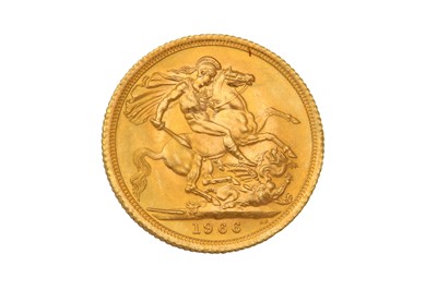 Lot 594 - Elizabeth II gold full sovereign 1966