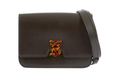 Lot 65 - Burberry Coffee Leather Medium TB Bag, c. 2019,...