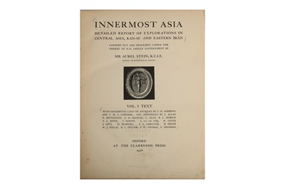 Lot 644 - INNERMOST ASIA, DETAILED REPORT OF...