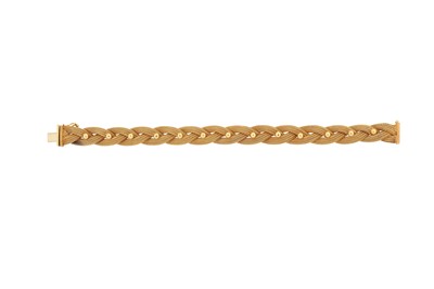 Lot 123 - A fancy-link bracelet, circa 1960 The...