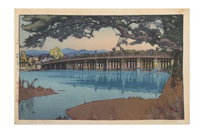 Lot 1117 - HIROSHI YOSHIDA (1876 - 1950). Oban yoko-e,...