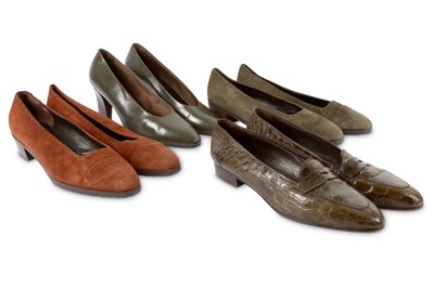 Lot 378 - Four Pairs of Vintage Prada Shoes, to include...