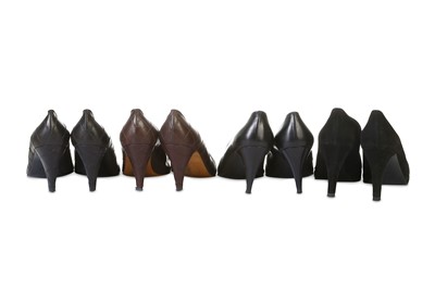 Lot 92 - Four Pairs of Vintage Chanel Shoes, to include...