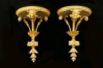 Lot 250 - A pair of early 20th Century Italian carved...