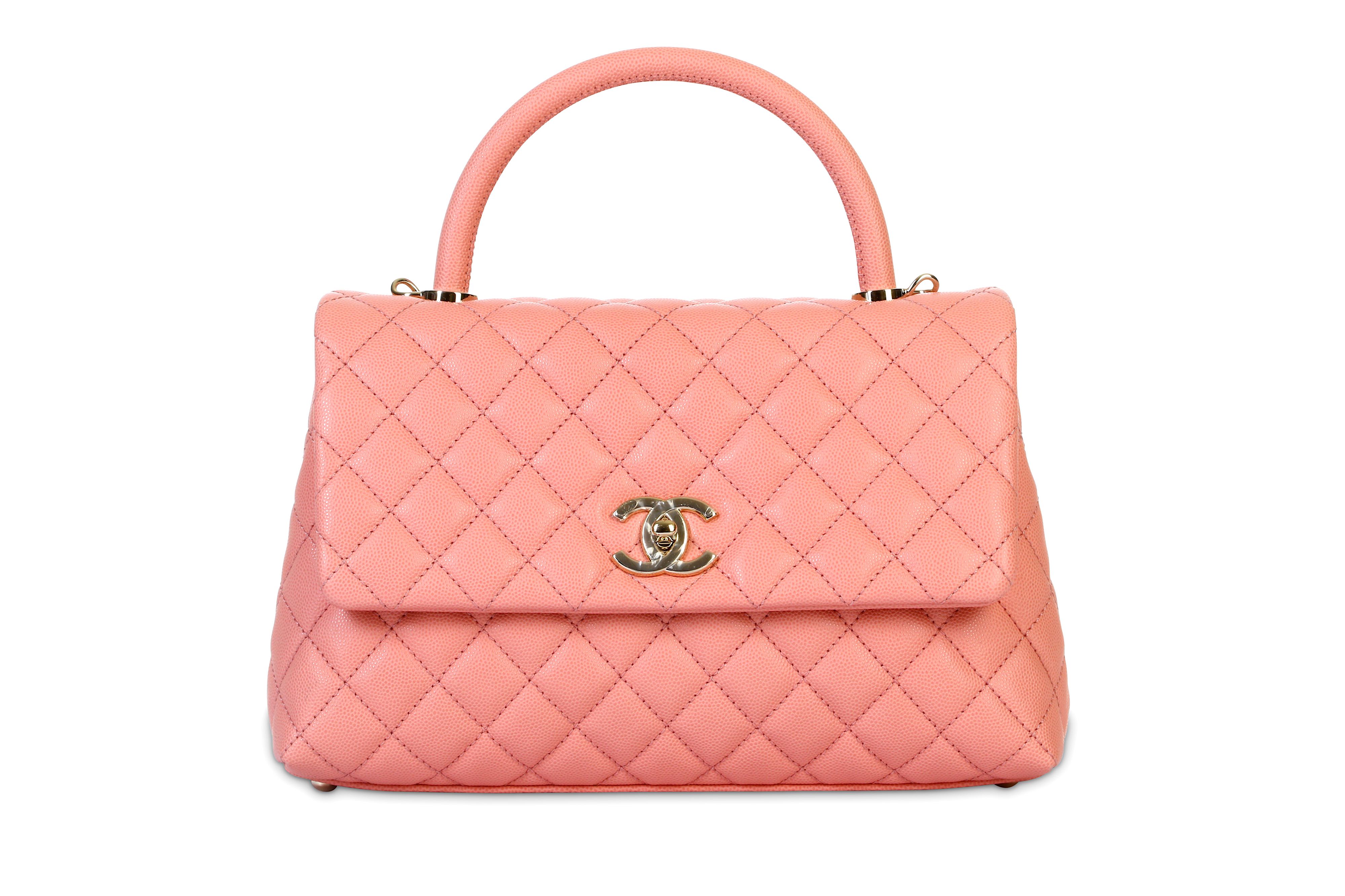 Coco chanel pink bag clearance