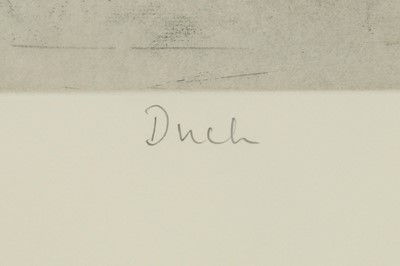 Lot 155 - NICOLA HICKS (B.1960) Duck Etching Signed and...