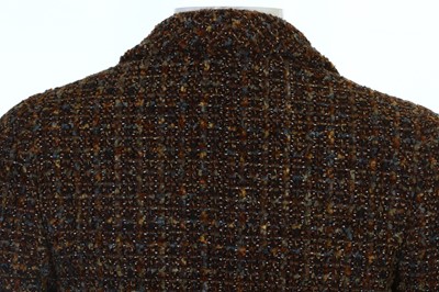 Lot 97 - Chanel Fitted Brown Tweed Jacket, Autumn 1994,...