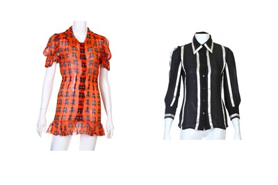 Lot 33 - Two Chanel Silk Shirts, c. 2002-03, the first...