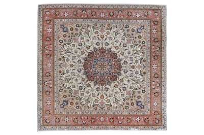 Lot 12 - A VERY FINE TABRIZ CARPET, NORTH-WEST PERSIA...