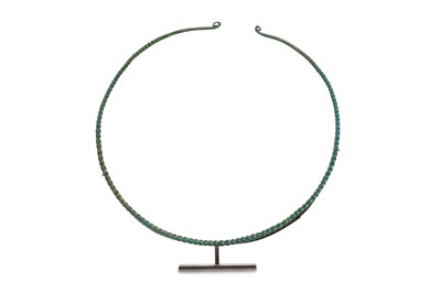 Lot 127 - A LARGE TWISTED BRONZE TORC Circa 1st...