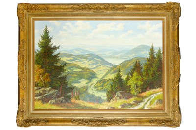 Lot 237 - F. SCHICKEDANZ (GERMAN 1915-1972) Panoramic...