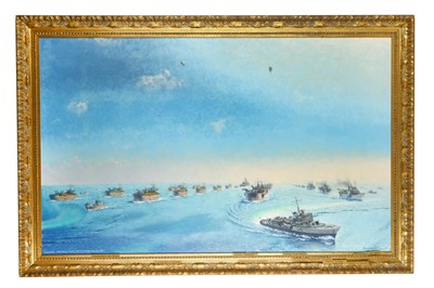 Lot 128 - JOHN WORSLEY (1919-2000) Salerno invasion...