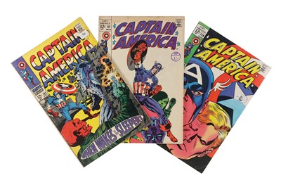 Lot 502 - Captain America.- A collection of comics,...