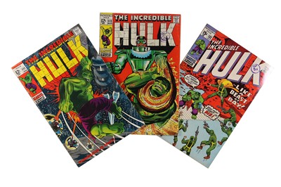 Lot 522 - The Incredible Hulk.- A collection of comics,...