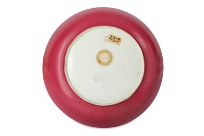 Lot 394 - A CHINESE FAMILLE ROSE RUBY-BACK SHALLOW BOWL....