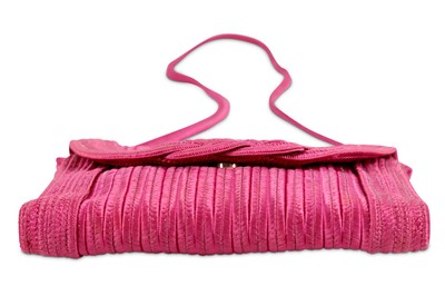 Lot 396 - Nina Ricci Vintage Pink Braided Shoulder Bag,...
