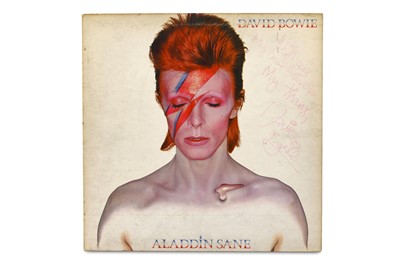 Lot 208 - Bowie (David) Copy of 12" vinyl album "Aladdin...