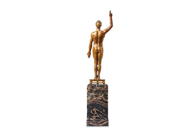 Lot 62 - PIERRE DE SOETE (BELGIUM, 1885-1948): A BRONZE...