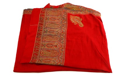 Lot 867 - A KASHMIRI SHAWL Kashmir, Northern India, the...