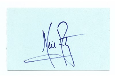 Lot 357 - Apollo 11.- Neil Armstrong Blue ink signature...
