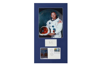 Lot 359 - Apollo 11.- Neil Armstrong Black ink signature...