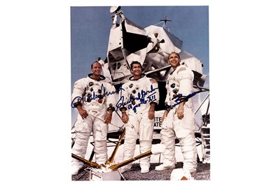 Lot 377 - Apollo 12  NASA colour photograph of the...