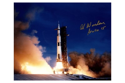 Lot 390 - Apollo 15.- Al Warden  Colour photograph of...