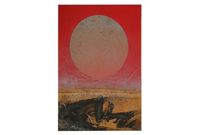 Lot 89 - LIU GUOSONG (1932 –). Moon. ink and colour on...
