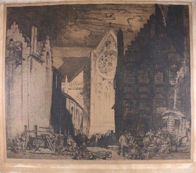 Lot 539 - Brangwyn (Frank) Church of St. Nicholas,...