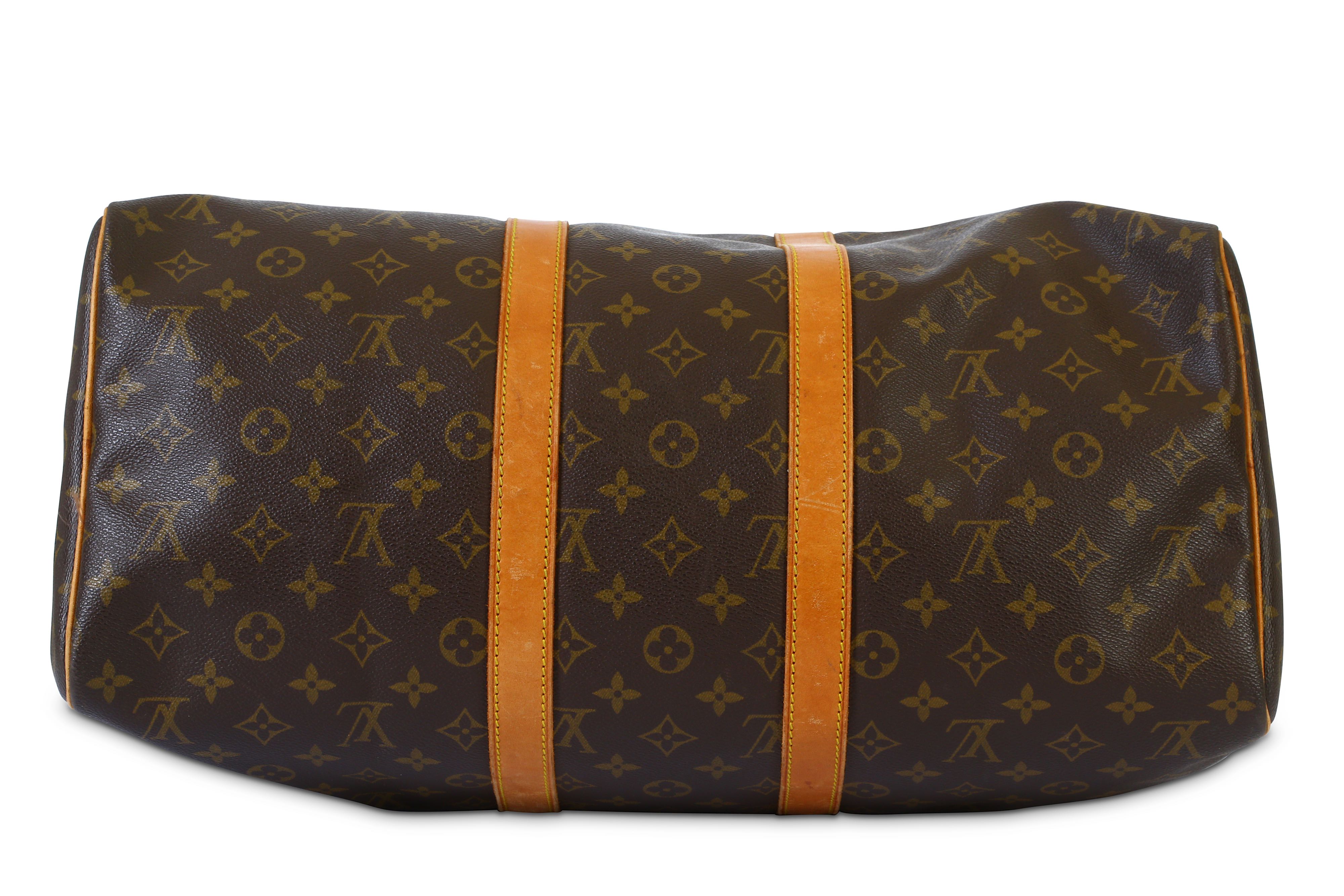 Sold at Auction: Louis Vuitton Monogram Keepall 45 Duffle 1984