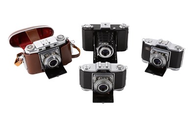 Lot 907 - A Collection of Zeiss Ikon Folding Cameras...